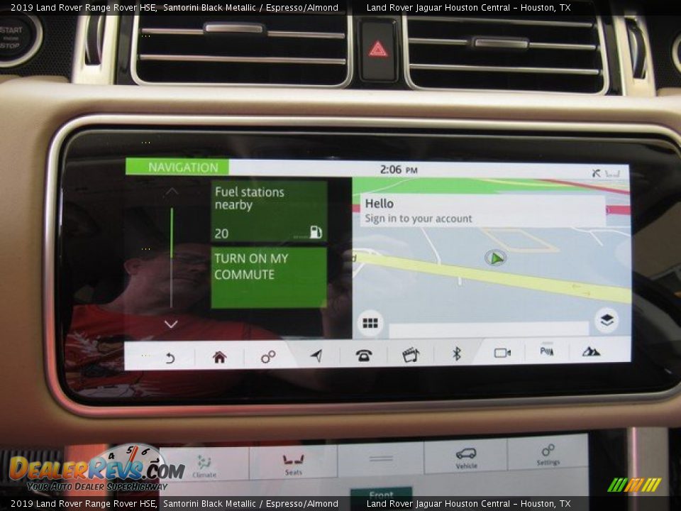 2019 Land Rover Range Rover HSE Santorini Black Metallic / Espresso/Almond Photo #36