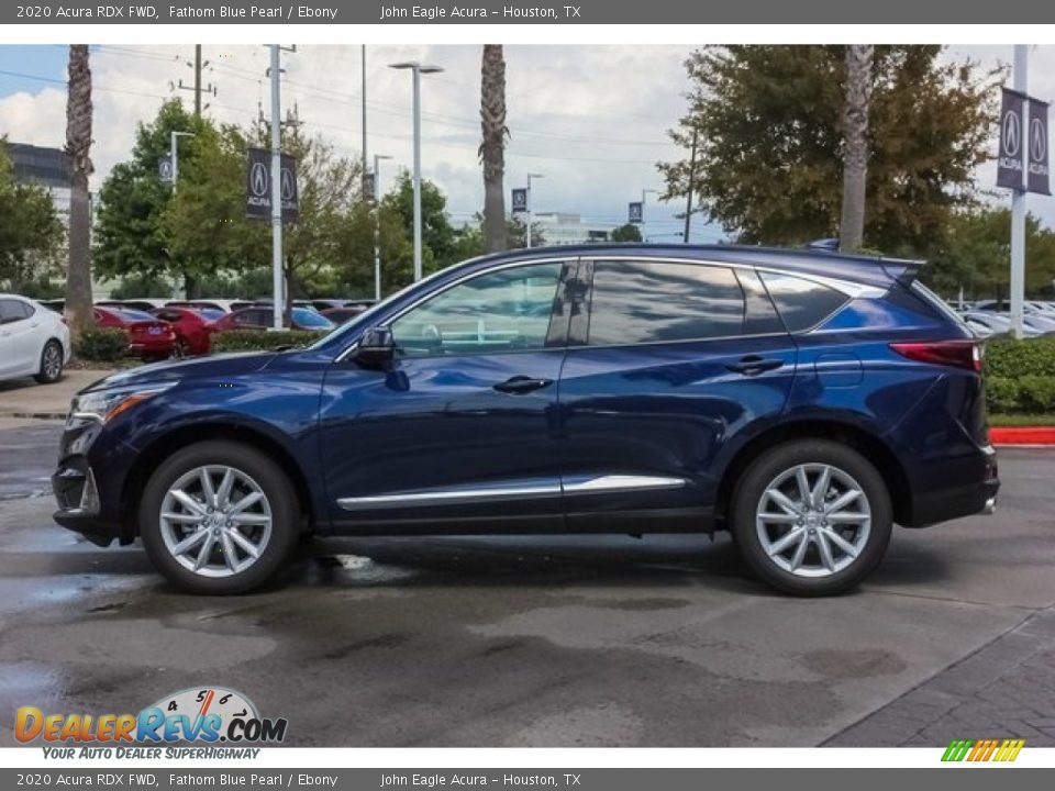 2020 Acura RDX FWD Fathom Blue Pearl / Ebony Photo #4