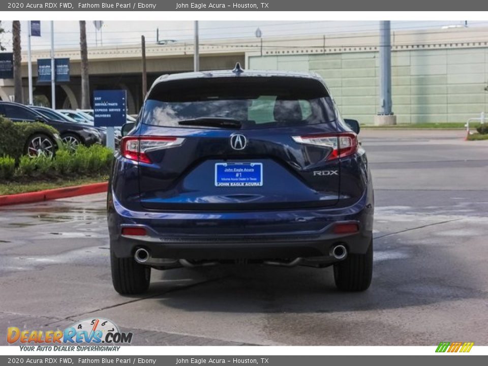 2020 Acura RDX FWD Fathom Blue Pearl / Ebony Photo #6