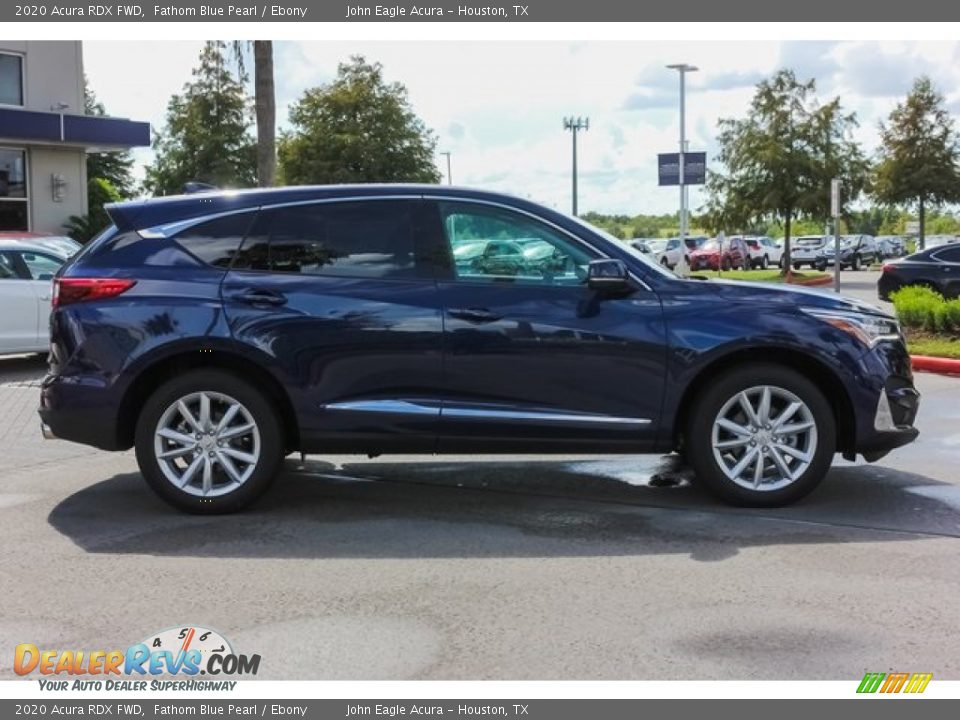 2020 Acura RDX FWD Fathom Blue Pearl / Ebony Photo #8