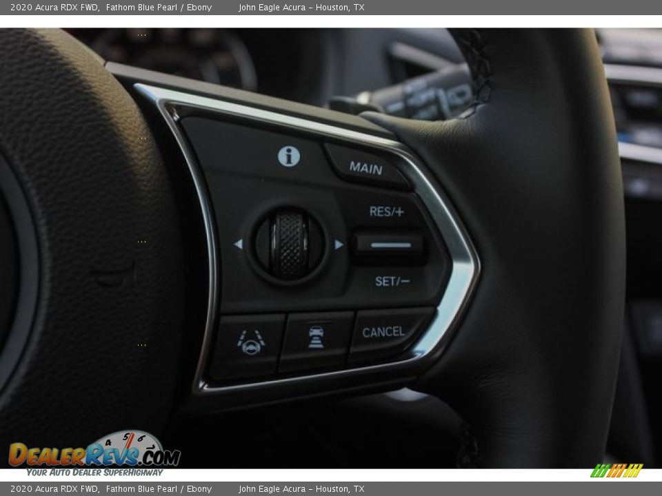 2020 Acura RDX FWD Fathom Blue Pearl / Ebony Photo #36