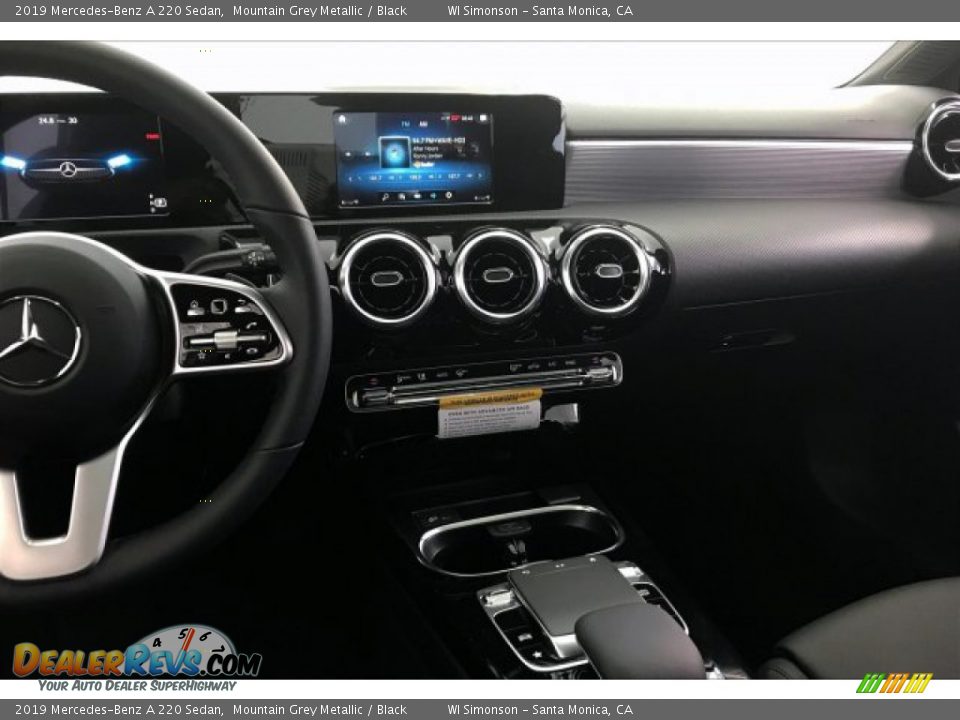 2019 Mercedes-Benz A 220 Sedan Mountain Grey Metallic / Black Photo #6