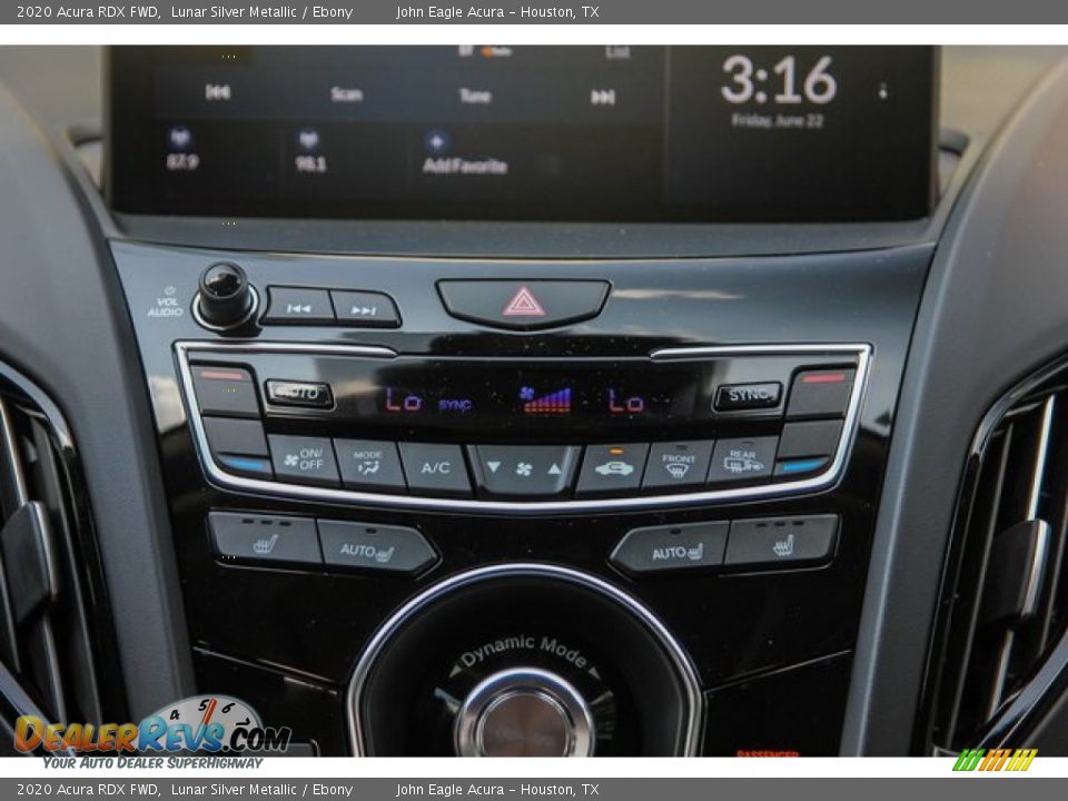 2020 Acura RDX FWD Lunar Silver Metallic / Ebony Photo #29