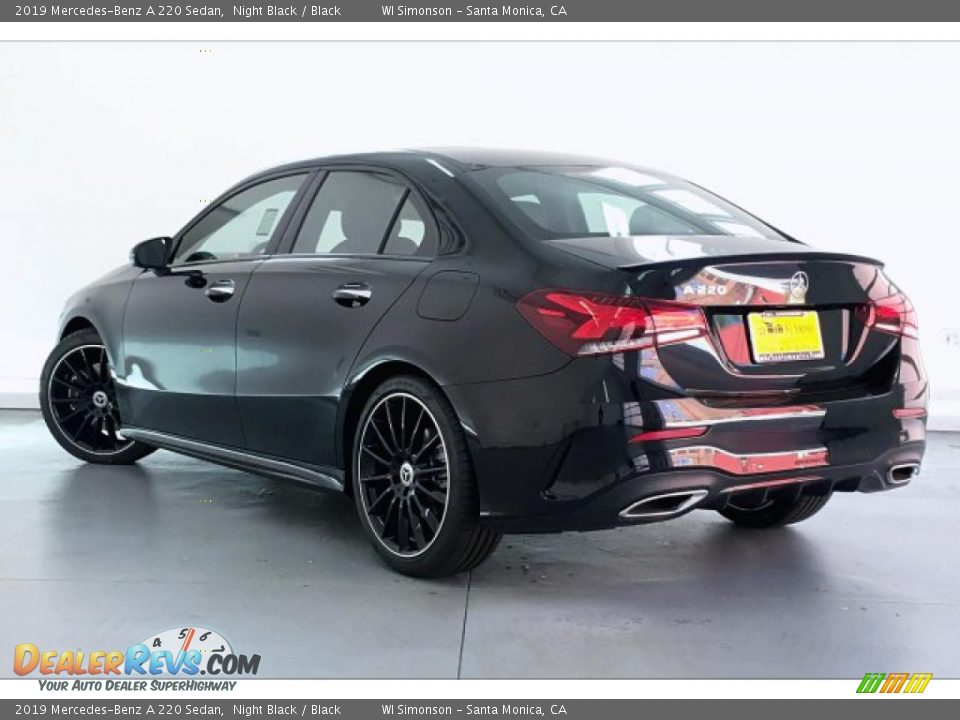 2019 Mercedes-Benz A 220 Sedan Night Black / Black Photo #2