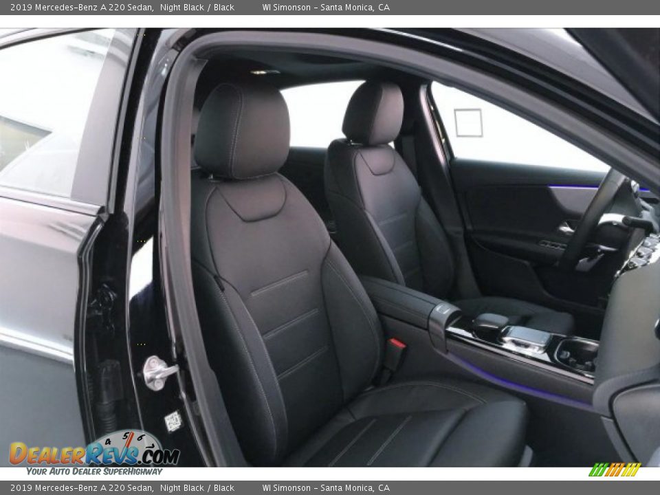 2019 Mercedes-Benz A 220 Sedan Night Black / Black Photo #5