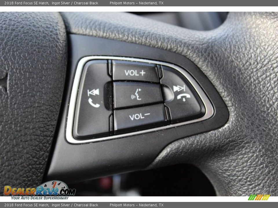 2018 Ford Focus SE Hatch Ingot Silver / Charcoal Black Photo #13