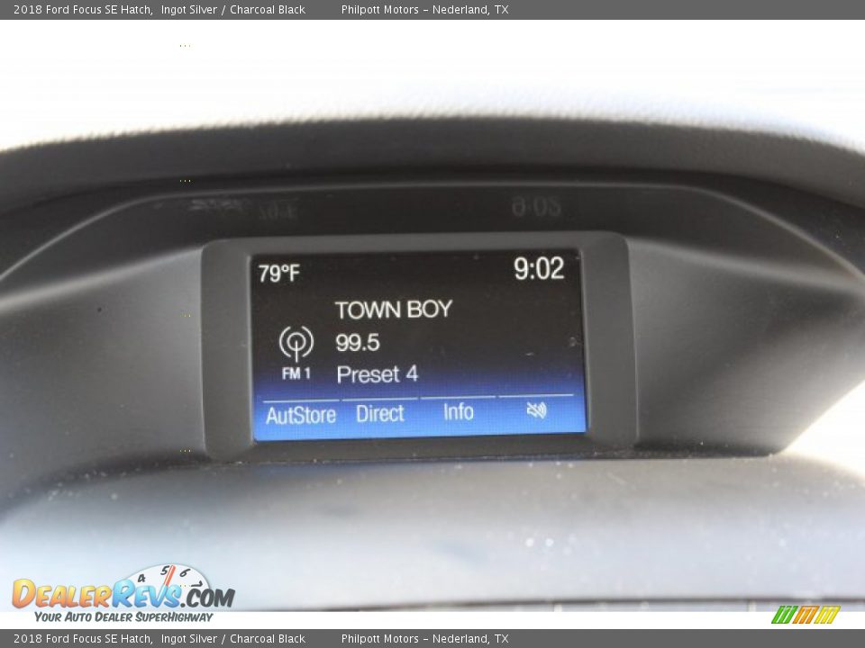 2018 Ford Focus SE Hatch Ingot Silver / Charcoal Black Photo #16