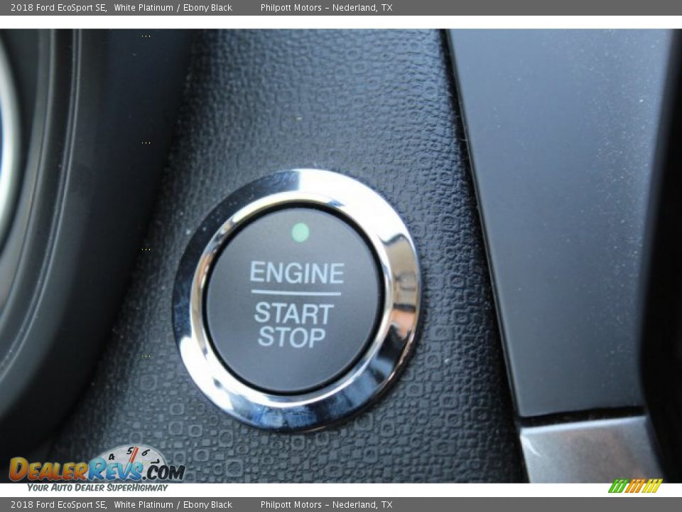 2018 Ford EcoSport SE White Platinum / Ebony Black Photo #18