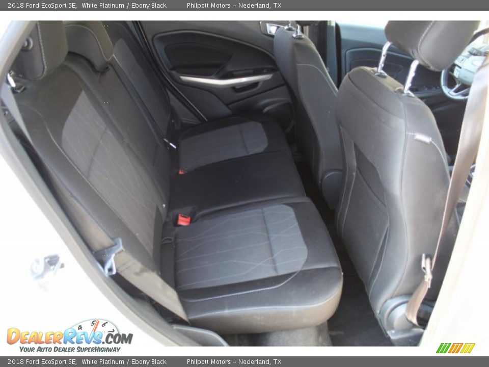2018 Ford EcoSport SE White Platinum / Ebony Black Photo #26