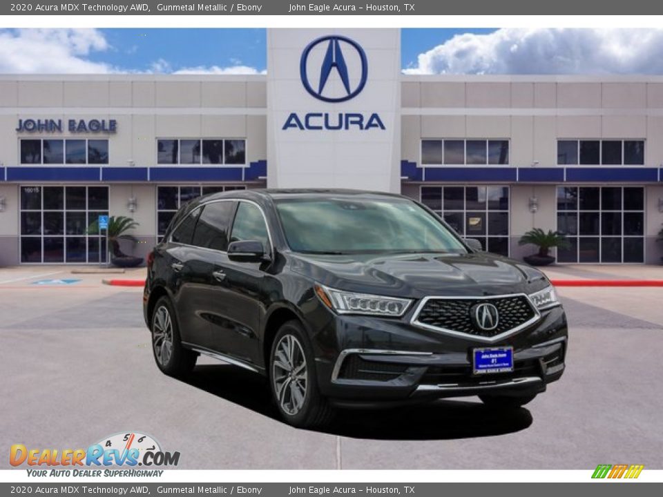 2020 Acura MDX Technology AWD Gunmetal Metallic / Ebony Photo #1