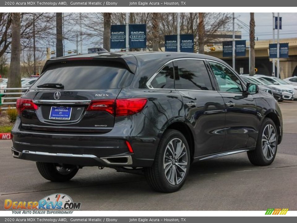 2020 Acura MDX Technology AWD Gunmetal Metallic / Ebony Photo #7