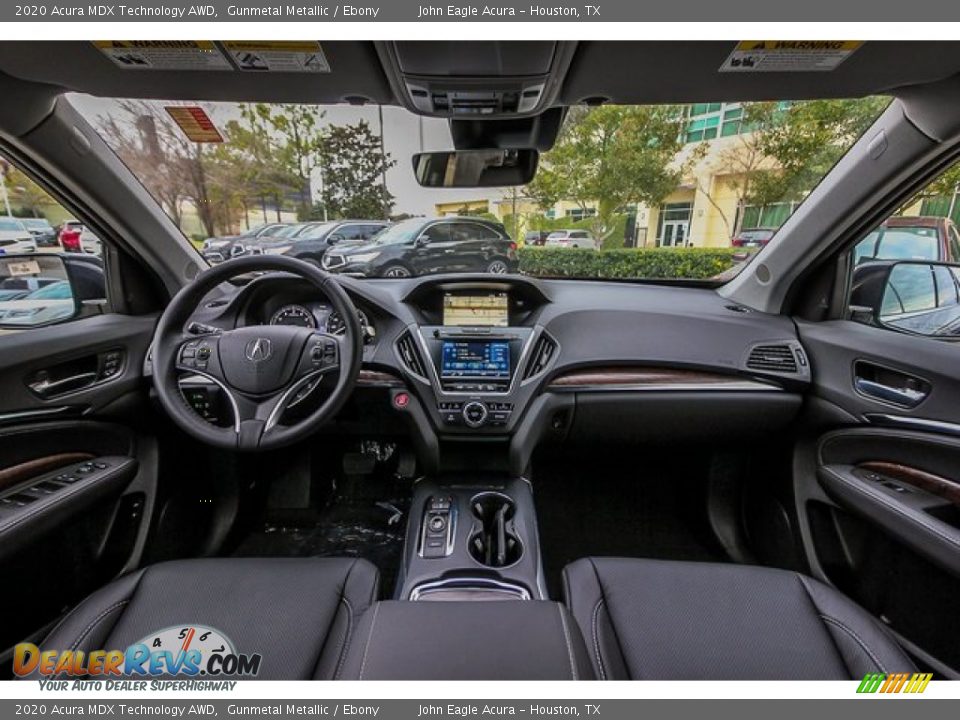 Ebony Interior - 2020 Acura MDX Technology AWD Photo #9