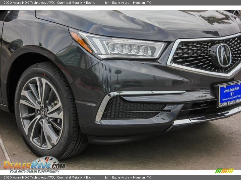 2020 Acura MDX Technology AWD Gunmetal Metallic / Ebony Photo #11