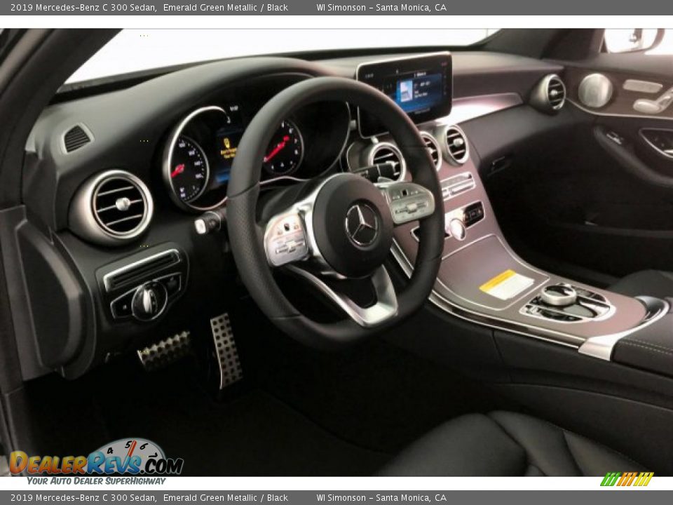 2019 Mercedes-Benz C 300 Sedan Emerald Green Metallic / Black Photo #4