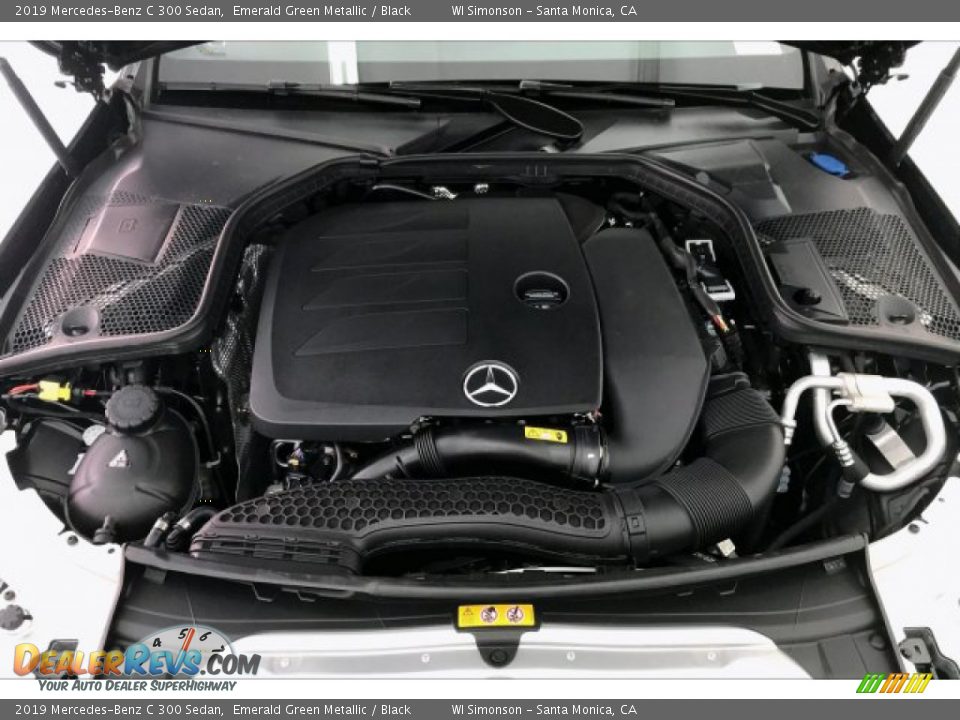 2019 Mercedes-Benz C 300 Sedan Emerald Green Metallic / Black Photo #8