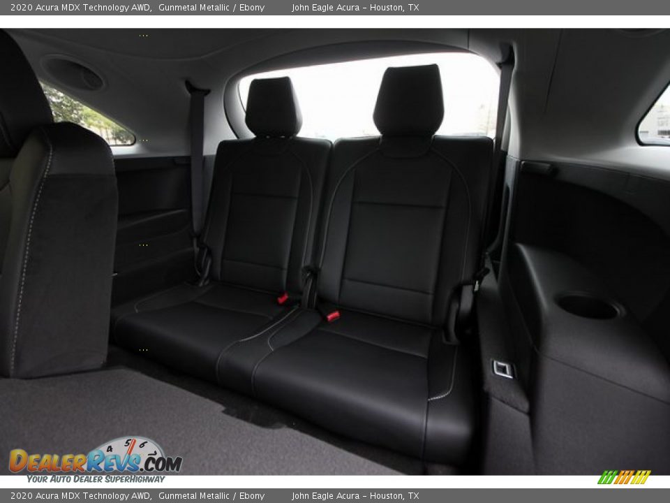 Rear Seat of 2020 Acura MDX Technology AWD Photo #19