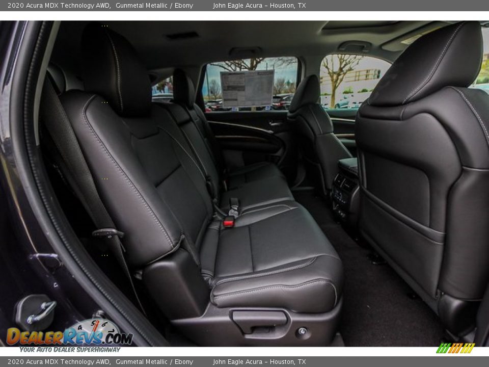 Rear Seat of 2020 Acura MDX Technology AWD Photo #23