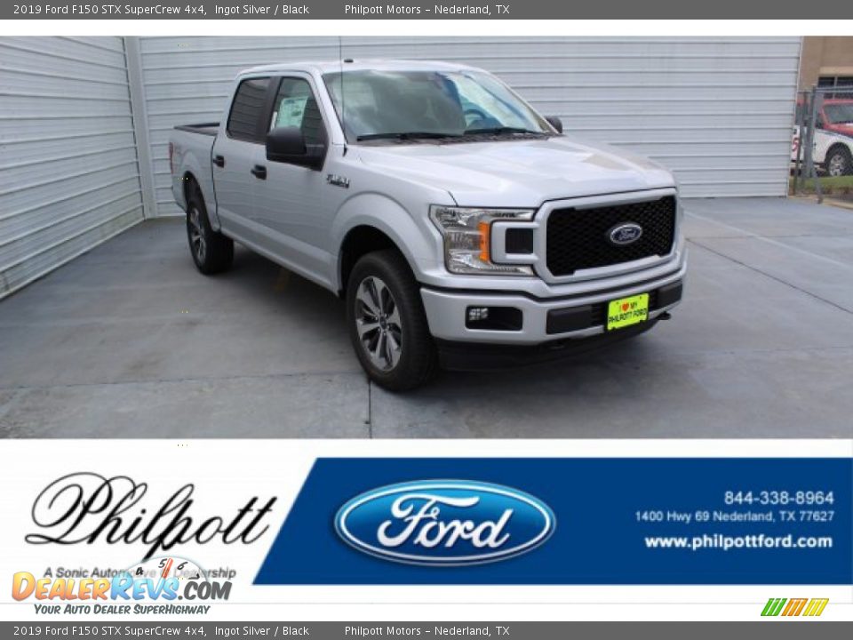 2019 Ford F150 STX SuperCrew 4x4 Ingot Silver / Black Photo #1