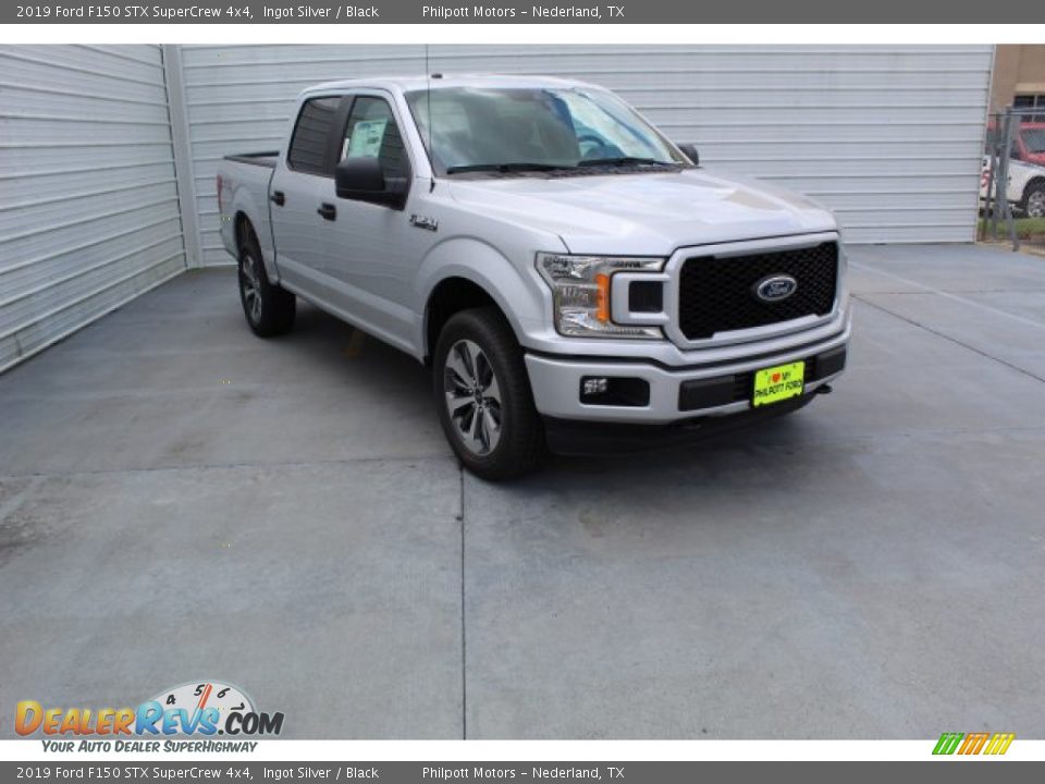 2019 Ford F150 STX SuperCrew 4x4 Ingot Silver / Black Photo #2