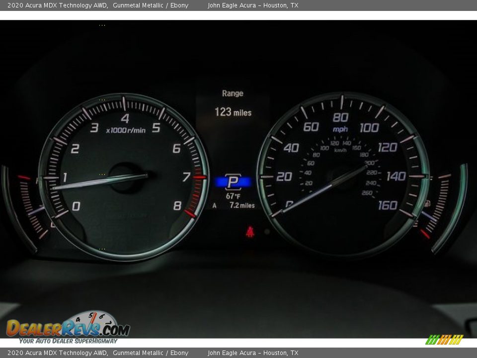 2020 Acura MDX Technology AWD Gauges Photo #34