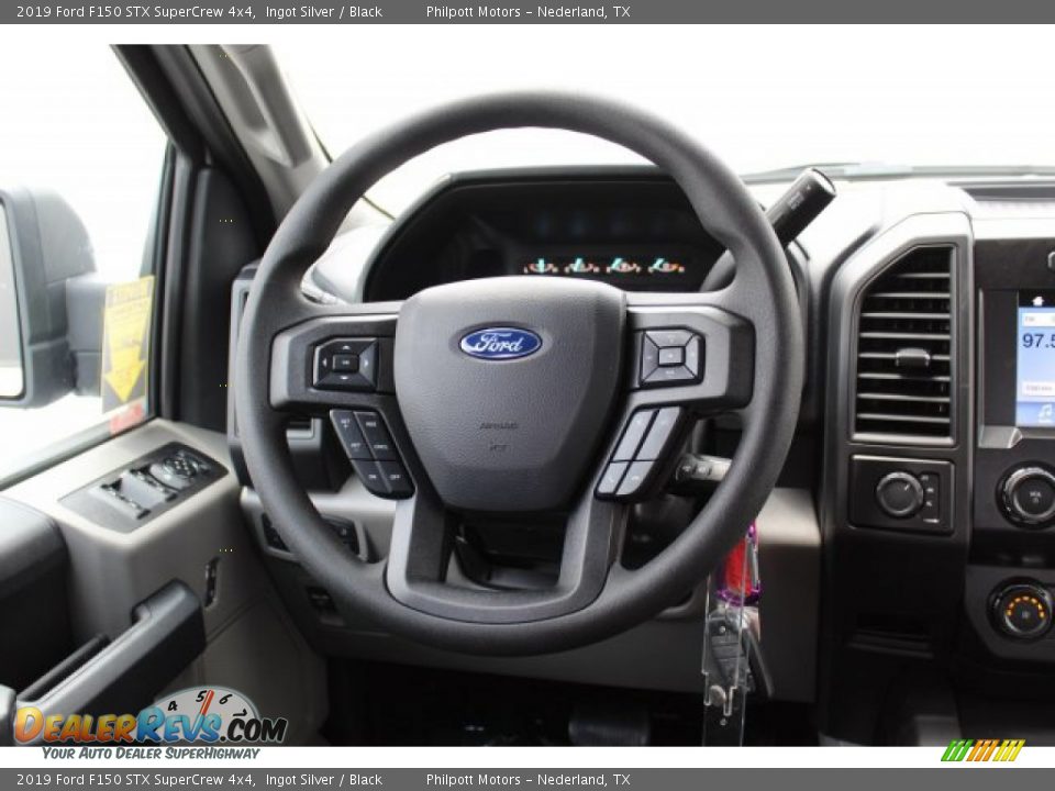 2019 Ford F150 STX SuperCrew 4x4 Ingot Silver / Black Photo #21