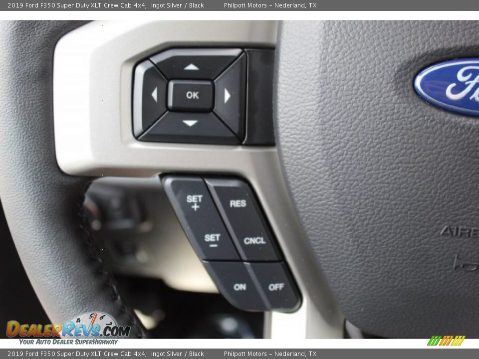 2019 Ford F350 Super Duty XLT Crew Cab 4x4 Ingot Silver / Black Photo #12