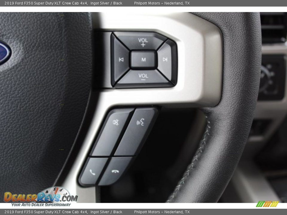 2019 Ford F350 Super Duty XLT Crew Cab 4x4 Ingot Silver / Black Photo #13