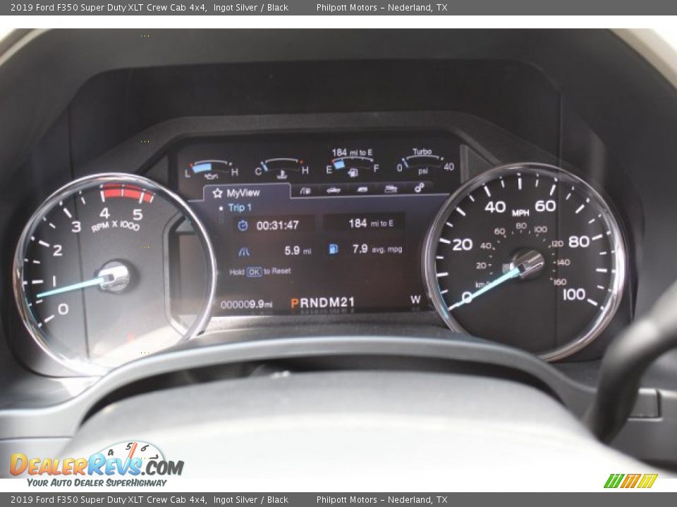 2019 Ford F350 Super Duty XLT Crew Cab 4x4 Ingot Silver / Black Photo #14