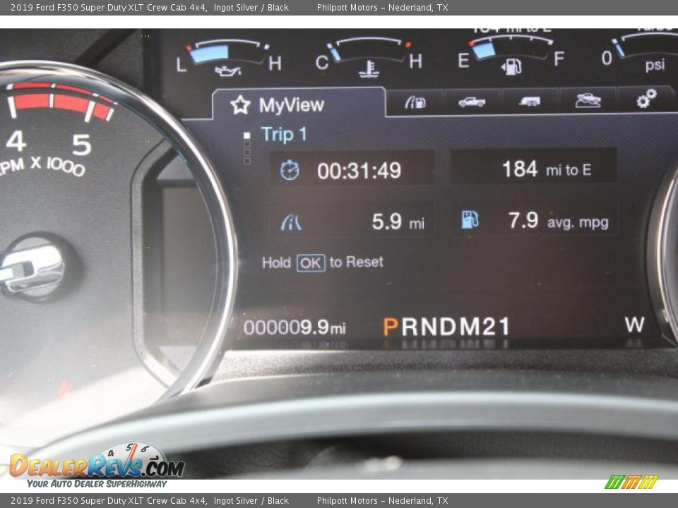 2019 Ford F350 Super Duty XLT Crew Cab 4x4 Ingot Silver / Black Photo #15