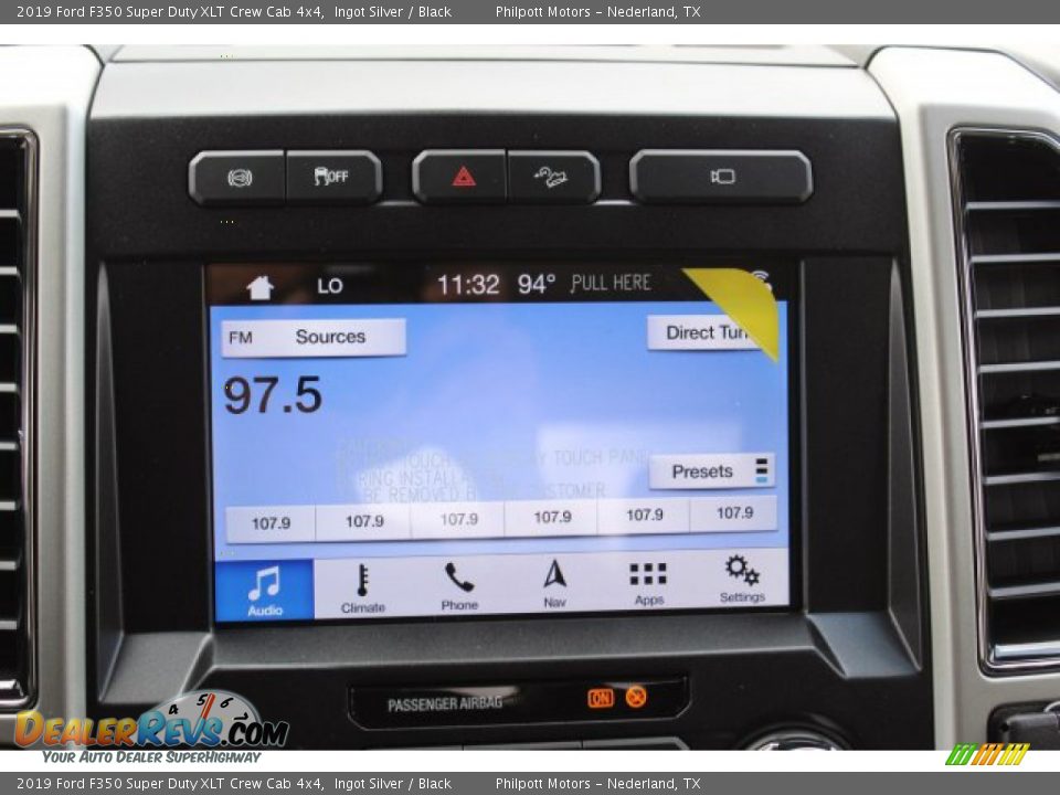 2019 Ford F350 Super Duty XLT Crew Cab 4x4 Ingot Silver / Black Photo #16