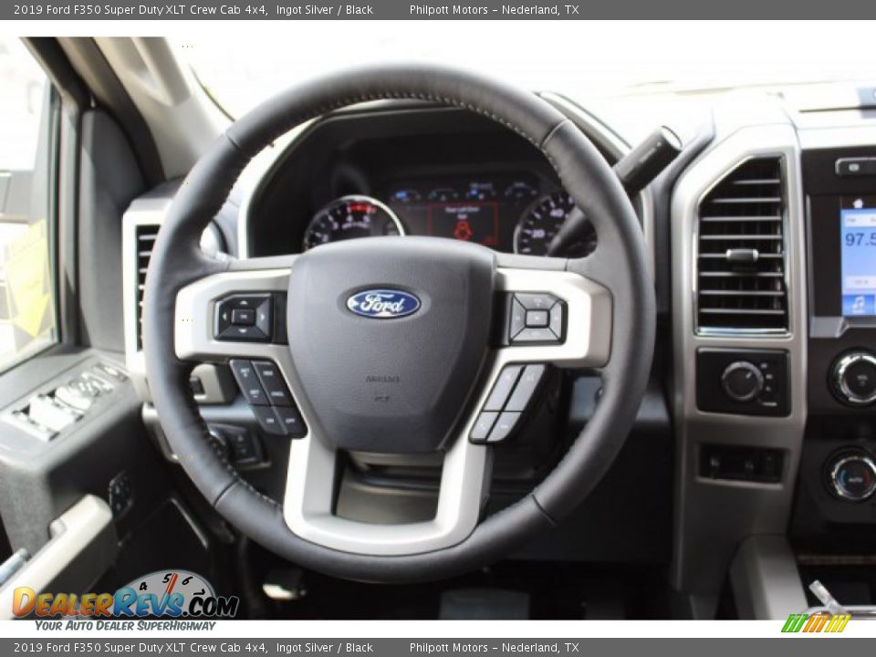 2019 Ford F350 Super Duty XLT Crew Cab 4x4 Ingot Silver / Black Photo #23