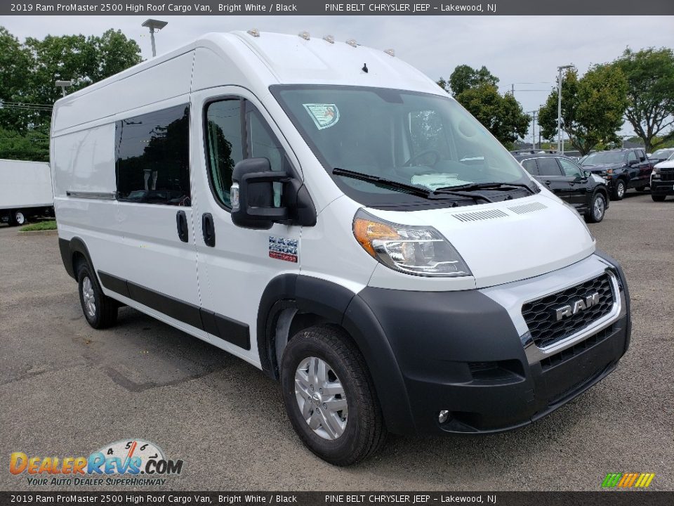 2019 Ram ProMaster 2500 High Roof Cargo Van Bright White / Black Photo #1