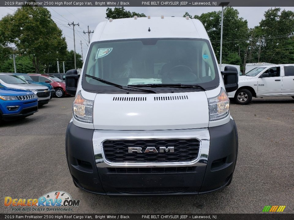 2019 Ram ProMaster 2500 High Roof Cargo Van Bright White / Black Photo #2