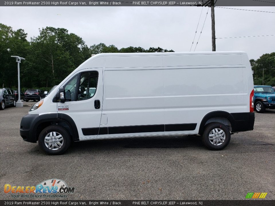 2019 Ram ProMaster 2500 High Roof Cargo Van Bright White / Black Photo #3