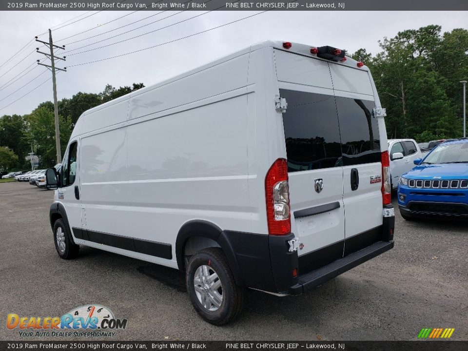 2019 Ram ProMaster 2500 High Roof Cargo Van Bright White / Black Photo #4