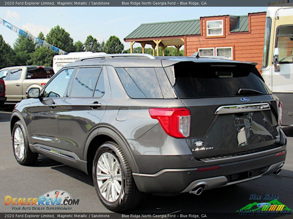 2020 Ford Explorer Limited Magnetic Metallic / Sandstone Photo #3