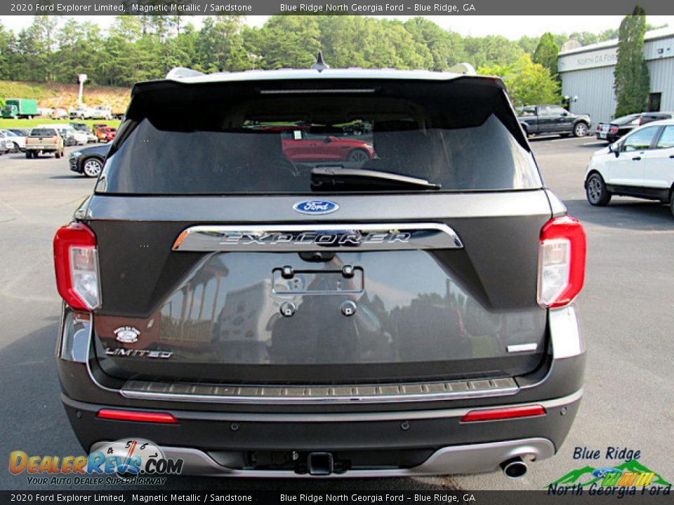 2020 Ford Explorer Limited Magnetic Metallic / Sandstone Photo #4