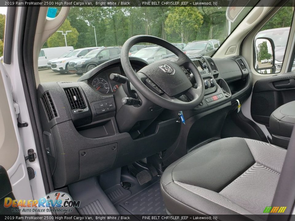 2019 Ram ProMaster 2500 High Roof Cargo Van Bright White / Black Photo #7