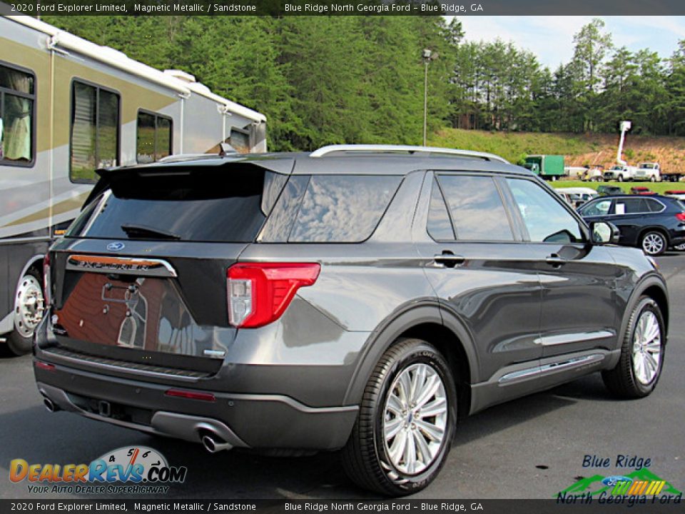 2020 Ford Explorer Limited Magnetic Metallic / Sandstone Photo #5