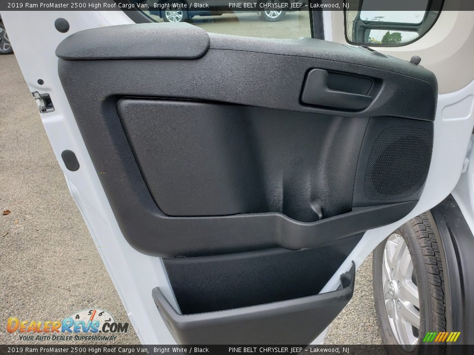2019 Ram ProMaster 2500 High Roof Cargo Van Bright White / Black Photo #8