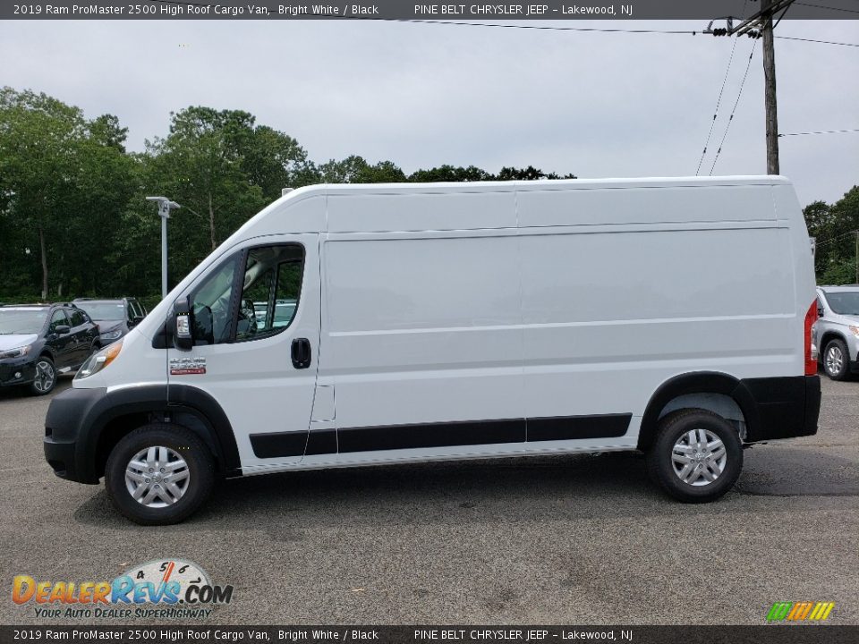 2019 Ram ProMaster 2500 High Roof Cargo Van Bright White / Black Photo #3