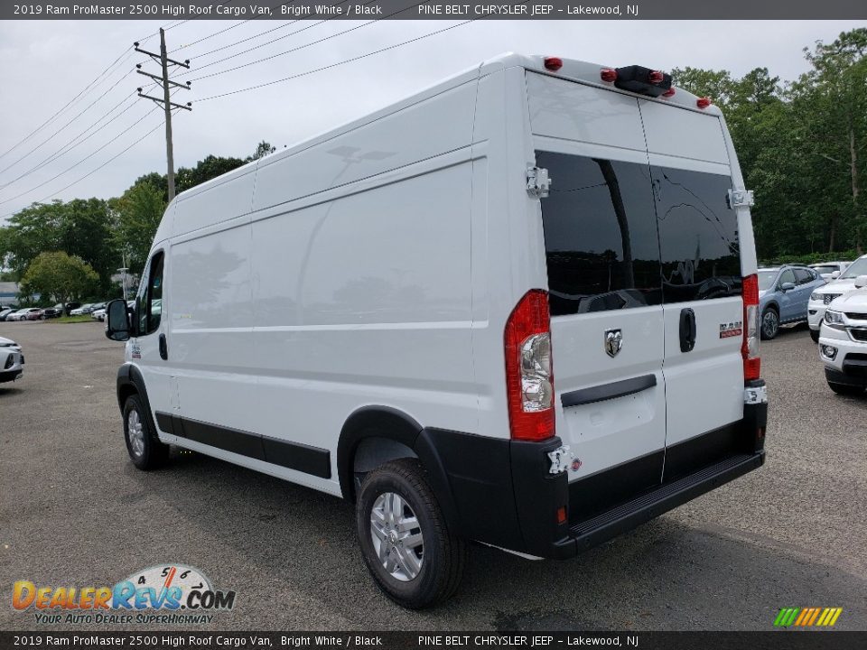 2019 Ram ProMaster 2500 High Roof Cargo Van Bright White / Black Photo #4