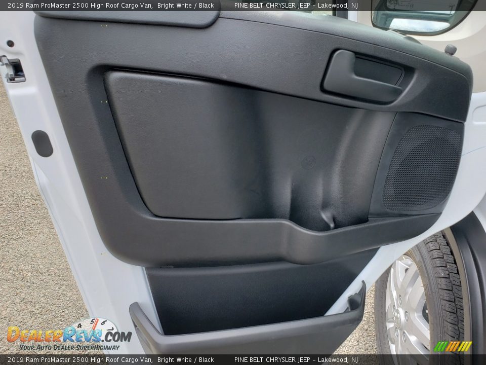 2019 Ram ProMaster 2500 High Roof Cargo Van Bright White / Black Photo #8