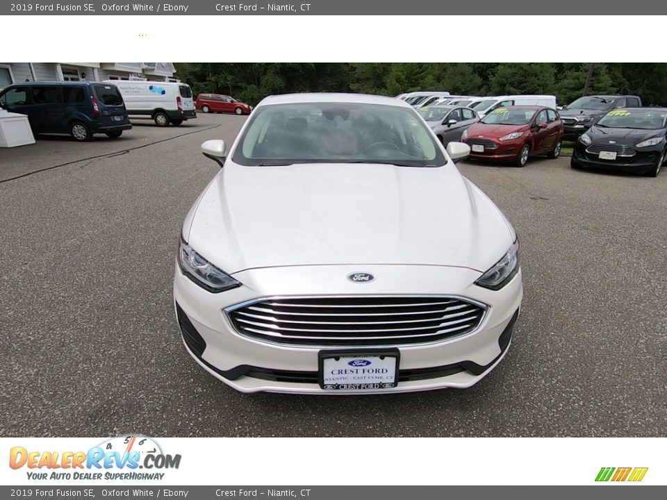 2019 Ford Fusion SE Oxford White / Ebony Photo #2