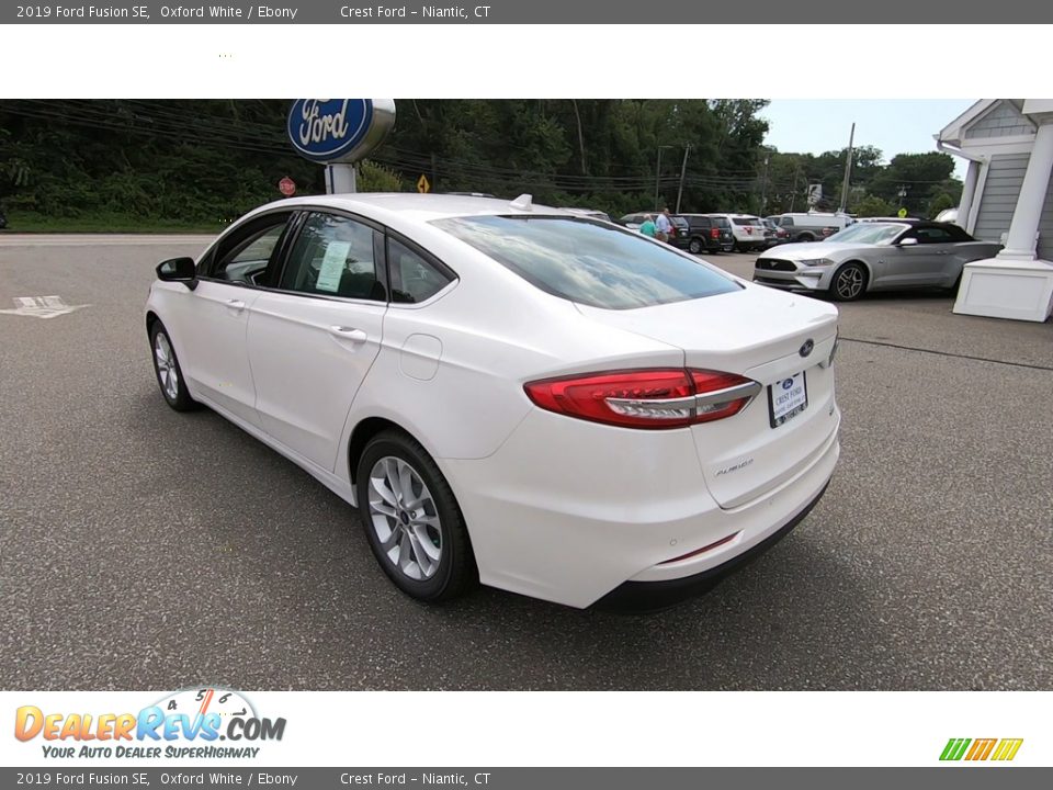 2019 Ford Fusion SE Oxford White / Ebony Photo #5