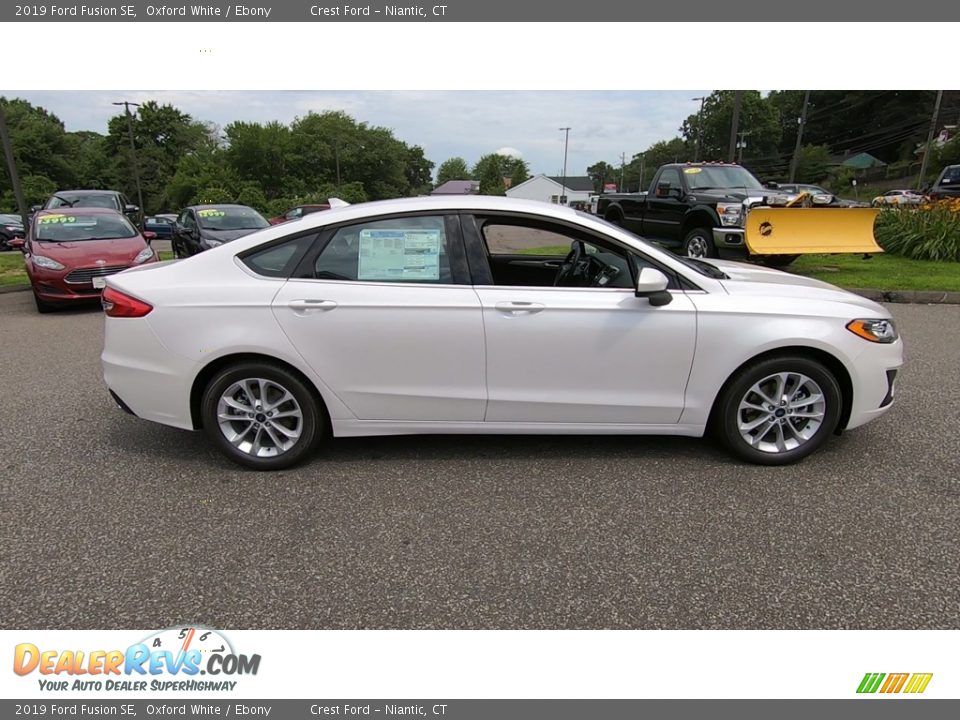 2019 Ford Fusion SE Oxford White / Ebony Photo #8