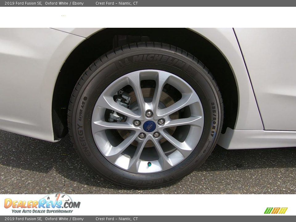 2019 Ford Fusion SE Oxford White / Ebony Photo #22