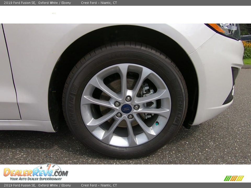 2019 Ford Fusion SE Oxford White / Ebony Photo #26