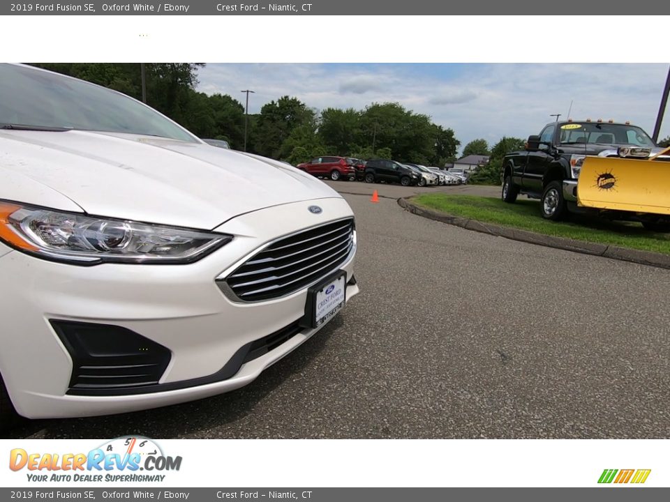 2019 Ford Fusion SE Oxford White / Ebony Photo #27