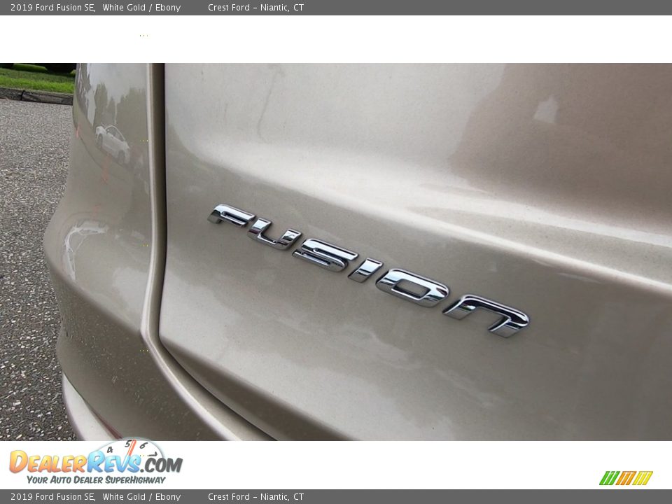 2019 Ford Fusion SE White Gold / Ebony Photo #10